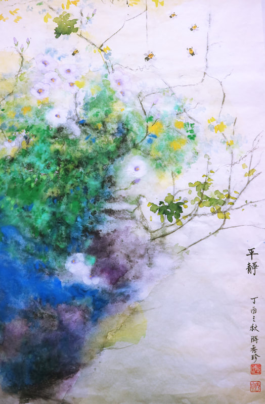 山水花鳥創作課程作品