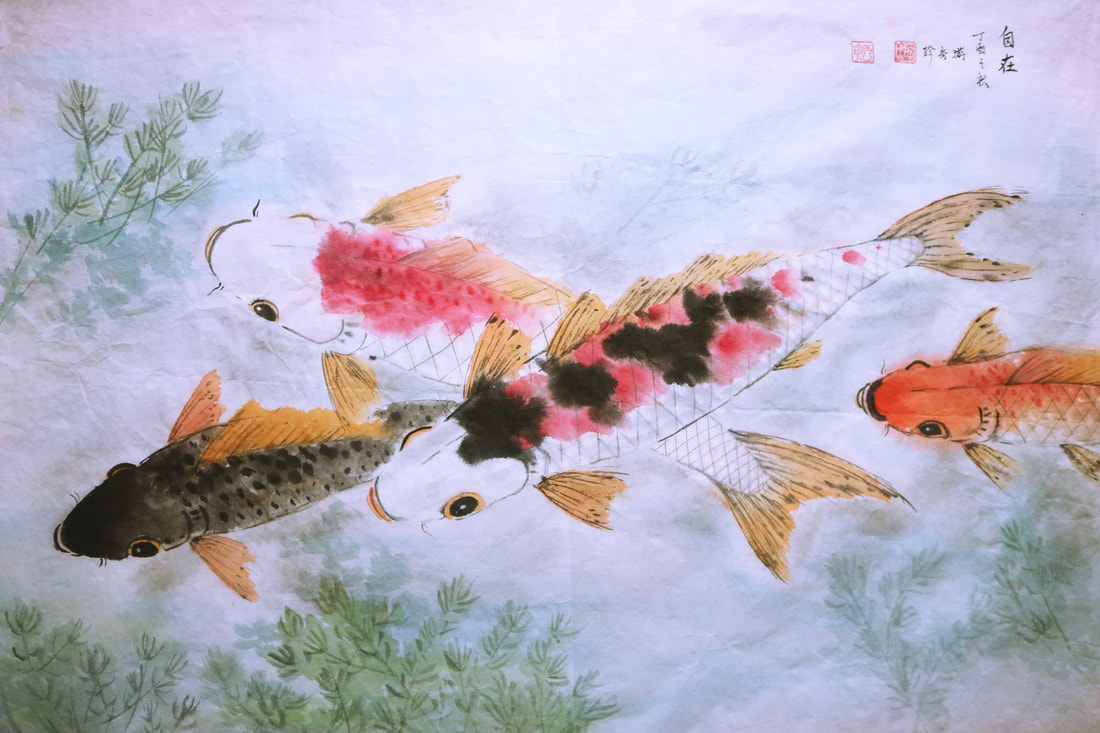 山水花鳥創作課程作品
