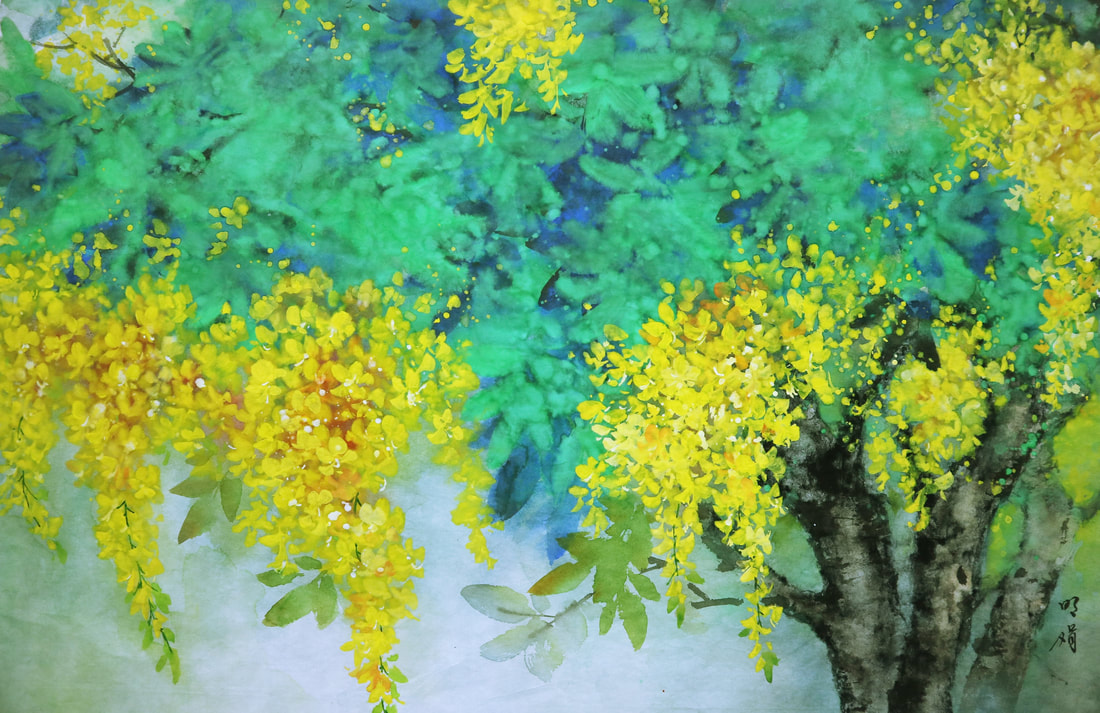 山水花鳥創作課程作品