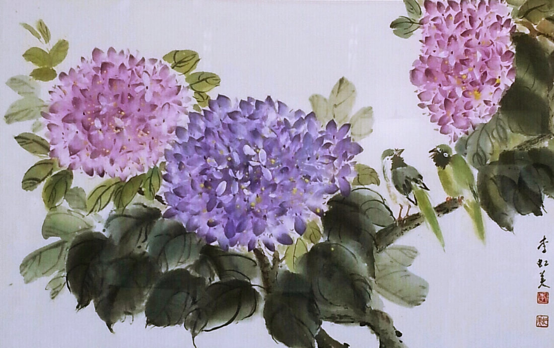 山水花鳥創作課程作品
