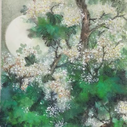 山水花鳥創作